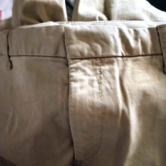 Gap Kids Uniform Twill Shorts Khaki Husky Boys Size 18 - Picture 4 of 11